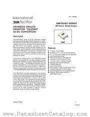 AMF2815D_EM datasheet pdf International Rectifier