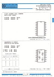 54LS86 datasheet pdf IPRS Baneasa