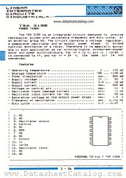 TBA315E datasheet pdf IPRS Baneasa