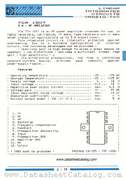 TCA150T datasheet pdf IPRS Baneasa