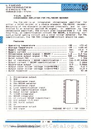 TCA640 datasheet pdf IPRS Baneasa