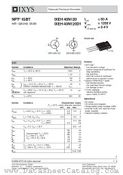 IXEN40N120 datasheet pdf IXYS