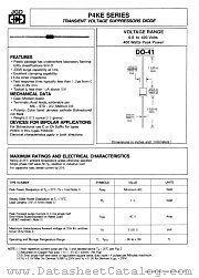 P4KE200C datasheet pdf Jinan Gude Electronic Device