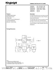 AM2520SGC08 datasheet pdf Kingbright Electronic