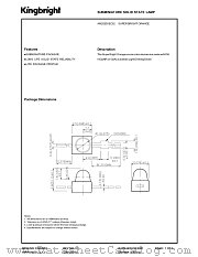AM2520SEC02 datasheet pdf Kingbright Electronic