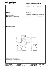AM2520SECK01 datasheet pdf Kingbright Electronic