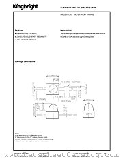 AM2520SECK02 datasheet pdf Kingbright Electronic