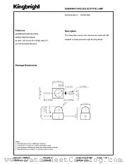 AM2520SURC01 datasheet pdf Kingbright Electronic