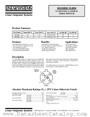 SD214DE datasheet pdf Linear Systems