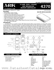 MSK4370S datasheet pdf M.S. Kennedy Corp.