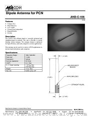 AND-C-106 datasheet pdf MA-Com