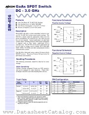 SW-456TR-3000 datasheet pdf MA-Com