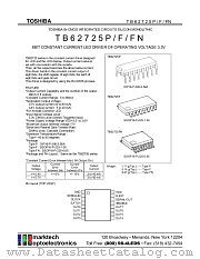 TB62725P datasheet pdf Marktech Optoelectronics