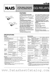 AGQ200S4H datasheet pdf Matsushita Electric Works(Nais)