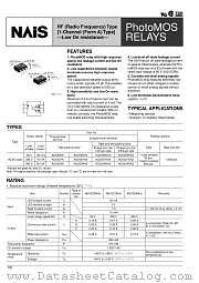 AQV224NAX datasheet pdf Matsushita Electric Works(Nais)