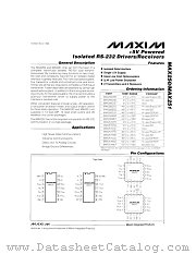 MAX250MLD datasheet pdf MAXIM - Dallas Semiconductor