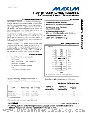 MAX3016EBP-T datasheet pdf MAXIM - Dallas Semiconductor