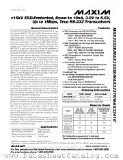 MAX3222EEPN datasheet pdf MAXIM - Dallas Semiconductor