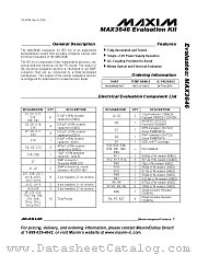 MAX3646EVKIT datasheet pdf MAXIM - Dallas Semiconductor