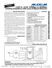 MAX3964AC_D datasheet pdf MAXIM - Dallas Semiconductor