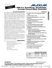 MAX5037EMH datasheet pdf MAXIM - Dallas Semiconductor