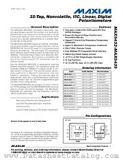 MAX5433METE datasheet pdf MAXIM - Dallas Semiconductor