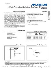 MAX5490TA05000-T datasheet pdf MAXIM - Dallas Semiconductor