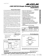 MAX5901LBEUT-T datasheet pdf MAXIM - Dallas Semiconductor
