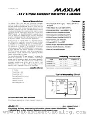 MAX5917AESE datasheet pdf MAXIM - Dallas Semiconductor