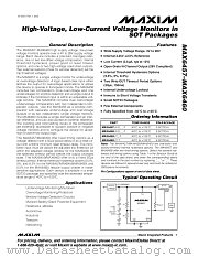 MAX6457UKD0C-T datasheet pdf MAXIM - Dallas Semiconductor