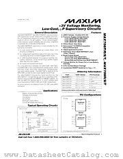 MAX706SCUA datasheet pdf MAXIM - Dallas Semiconductor