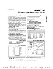 MAX791CASE datasheet pdf MAXIM - Dallas Semiconductor