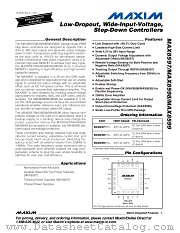 MAX8599ETE datasheet pdf MAXIM - Dallas Semiconductor