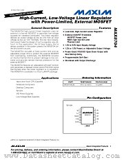 MAX8704EUB datasheet pdf MAXIM - Dallas Semiconductor