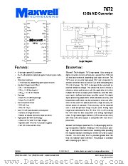 7672RPFB10 datasheet pdf Maxwell Technologies