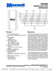 79C0408RT4FH12 datasheet pdf Maxwell Technologies