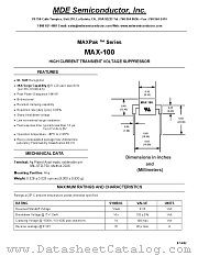 MAX-100 datasheet pdf MDE Semiconductor