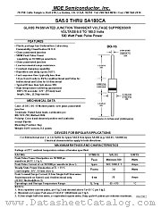 SA180 datasheet pdf MDE Semiconductor