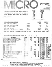 2N3397 datasheet pdf Micro Electronics