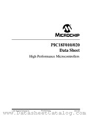 PIC18LF010-I_SO datasheet pdf Microchip
