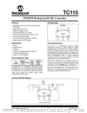 TC115501ECTTR datasheet pdf Microchip