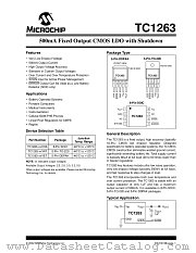 TC1263-33VAT datasheet pdf Microchip