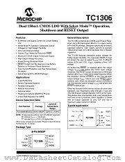 TC1306R-BDVUATR datasheet pdf Microchip