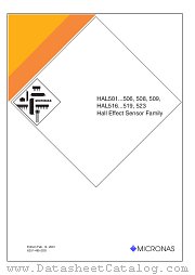 HAL516UA-A datasheet pdf Micronas