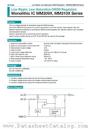 MM3092H datasheet pdf Mitsumi Electric