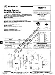 MC3373P datasheet pdf Motorola
