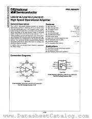 LH4161CH datasheet pdf National Semiconductor