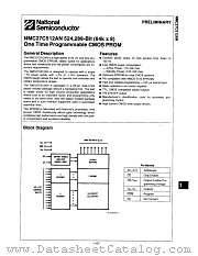 NMC27C512ANE20 datasheet pdf National Semiconductor