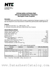 NTE250 datasheet pdf NTE Electronics
