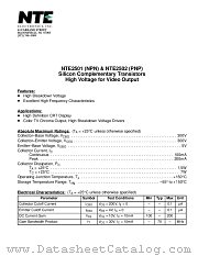 NTE2502 datasheet pdf NTE Electronics